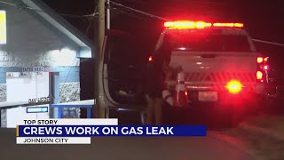 Johnson City roads reopened after gas leak [upl. by Joelynn]