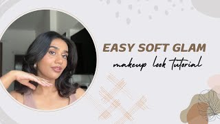 Easy soft glam makeup look [upl. by Hahcim]