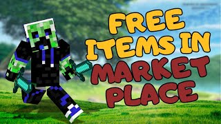 How to Get Free Items in Marketplace in Minecraft  Minecraft Tutorial 2024 [upl. by Dincolo691]