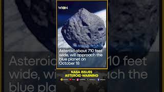 Stadiumsized asteroid heading towards Earth at 16kmsec  WION Shorts [upl. by Anayt880]