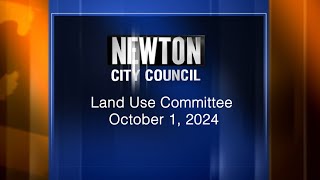 Land Use Committee meeting  October 1 2024 [upl. by Naimaj]