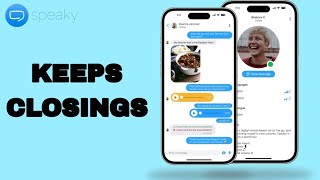 How To Fix And Solve Keeps Closing On Speaky App  Easy Fix [upl. by Abernon]