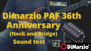 Dimarzio PAF 36th Anniversary  Sound Test [upl. by Drazze]