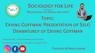 Erving Goffman Presentation of selfErving GoffmanDramaturgy in Sociology [upl. by Sofer632]