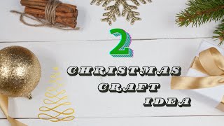 DIY 2 Christmas Decorations ideas step by step at home  DIY Christmas craft idea🎄13 [upl. by Jonathon]