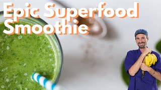 Raw Vegan Hemp Milk Superfood Smoothie [upl. by Jordison]