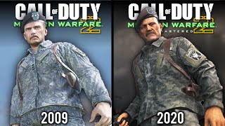 Call of Duty Modern Warfare 2  Remastered vs Original  Direct Comparison [upl. by Haron821]