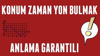 KONUM ZAMAN GRAFİĞİNDEN YÖN BULMAK HARİKA ANLATIM [upl. by Bornstein852]