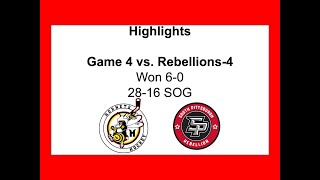 HighlightsGame 4 vs Rebellions4 [upl. by Ttebroc84]