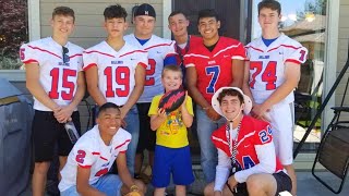 Entire Football Team Surprises Boy at 9th Birthday [upl. by Acired836]