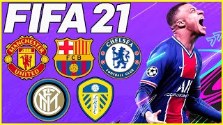 13 TEAMS YOU SHOULD USE IN FIFA 21 CAREER MODE [upl. by Kip971]