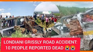 LONDIANI Grissly Road Accident  10 people feared dead after a lorry RAMS into a PSV [upl. by Odracer]