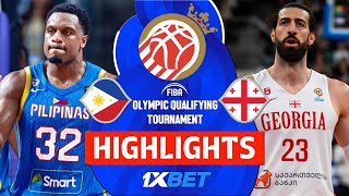 FIBA LIVE  GILAS PILIPINAS vs GEORGIA  OLYMPIC QUALIFIERS 2024  JULY 2 2024 NBA 2K [upl. by Nuahc]