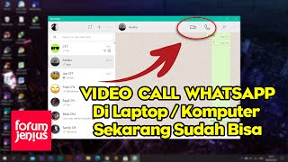 Cara VIDEO CALL dan Nelpon dari WHATSAPP WEB di LAPTOP dan Komputer Fitur Terbaru Whatsapp Web [upl. by Deery]