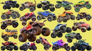 Monster Jam  Grave Digger Son Uva Digger Zombie Taurus El Toro Loco Thor  Top Monster Trucks [upl. by Nepets267]