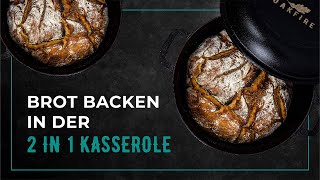 Brot backen im Gusseisen Topf Anleitung [upl. by Brok678]