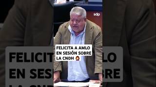 No bueno 🤡 senador de Morena aprovecha VOTACIÓN para la CNDH y FELICITA a AMLO por CUMPLEAÑOS 🥳 [upl. by Eyssej53]