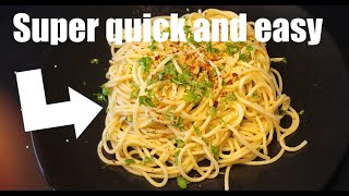 15 MINUTES SPAGHETTI AGLIO E OLIO [upl. by Richardson]