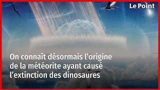 On connaît désormais l’origine de la météorite ayant causé l’extinction des dinosaures [upl. by Yrak]