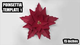 Poinsettia Tutorial 1 [upl. by Asilrahc]