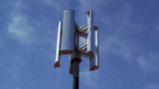 Vertical Axis Wind Turbine  Zus MPS 1kW  Global Wind Group Inc 1 [upl. by Zetnod]