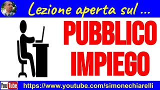 Normativa del pubblico impiego approfondimenti sul DLgs 1652001  LEZIONE APERTA [upl. by Wieren]