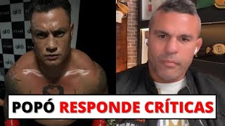 🚨POPÓ RESPONDE CRÍTICAS E FALA SOBRE A SUA LUTA COM VITOR BELFORT [upl. by Anelav]