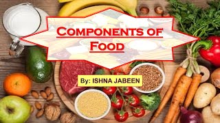 Components of Food CBSE NCERT by Ishna Jabeen [upl. by Kamaria844]