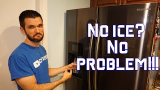 Samsung Ice Maker not making Ice Here is a quick fix video for any sidebyside fridge [upl. by Mansoor897]