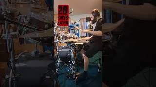 28 DAYS LATER THEME ON THE DRUMS [upl. by Obadias]