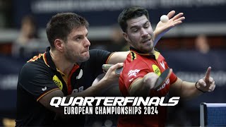 FULL MATCH  Dimitrij Ovtcharov vs Patrick Franziska  2024 European Championships Quarterfinals [upl. by Inal]