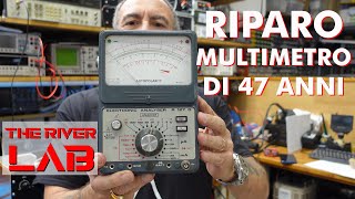 055 Multimetro Elettronico Unaohm R 127 D elettronica vintage riparazione [upl. by Draned]