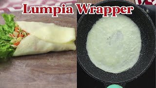 How to Make Lumpia Wrapper  Super Easy  Crepe [upl. by Merril418]