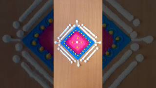 Rangoli shorts youtubeshorts rangoli satisfying [upl. by Kirwin295]