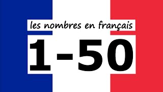 🇫🇷 French NUMBERS 1️⃣  5️⃣0️⃣ Les NOMBRES en Français 150 🇫🇷 [upl. by Yhpos]