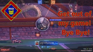 quotGet out of my game Bye Byequot Rocket League [upl. by Kragh651]