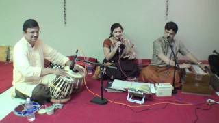 Ganesh Desai singing at a home concert  Chicago IL [upl. by Nnylatsyrk]