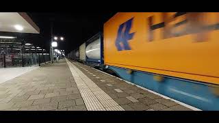 omgeleide goederen trein vertrekt van deurne nederlandsespoorwegen trainspotting [upl. by Einiffit493]