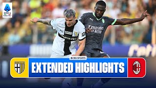 Parma vs AC Milan Extended Highlights  Serie A  CBS Sports Golazo [upl. by Rettke]