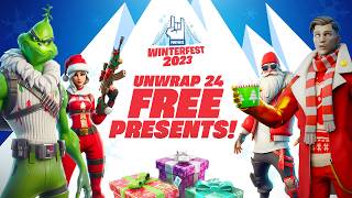 Fortnite Winterfest 2023 ALL PRESENTS [upl. by Niwhsa]