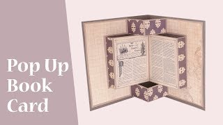 Pop Up Book Card Tutorial [upl. by Relda]