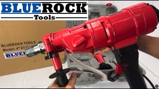 BLUEROCK 4Z1 Handheld Concrete Core Bore Drill Unboxing and Features [upl. by Aneryc]