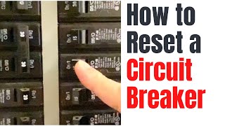 How to Reset a Circuit Breaker  Locate a Tripped Circuit Breaker  Basic Life Skills [upl. by Sosthina]