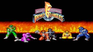 Mighty Morphin Power Rangers OST Mega Drive  Continue  Game Over [upl. by Corbie]