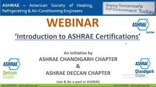 Introduction to ASHRAE Certifications [upl. by Ilario]