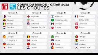 REPLAY  Retrouvez le tirage au sort de la Coupe du monde 2022 • FRANCE 24 [upl. by Dyna]