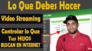 Como Configurar un Router TPLINK TLwr741ND wifi Control de ACCESO  STREAMING [upl. by Dame]