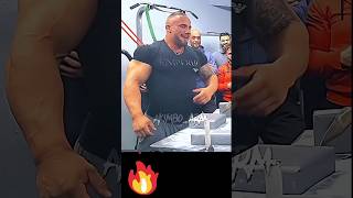 😱 DEVON LARRATT BODY VS 💪BODY BUILDER ARM WRESTLINGtrending armwrestling sports devon [upl. by Anglim]