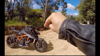 Spyda goes for a ride on the KTM 1290 superduke [upl. by Florian]