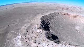 The Spectacular Meteor Crater in Arizona filmed by drone [upl. by Leber]